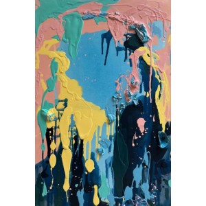 Rabia Ali, 24 x 36 Inches, Enamel on Canvas, AC-RALI-002